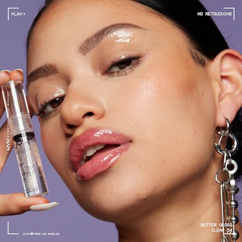 NYX Butter Gloss Lip Gloss - Non-Sticky Sugar Glass