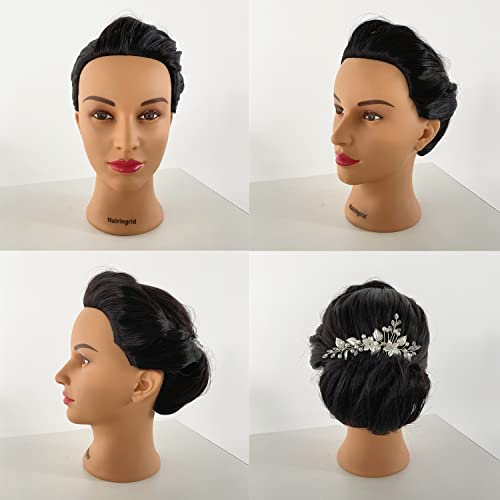 Hairingrid 26"-28" Mannequin Head Hair Styling Training, Black