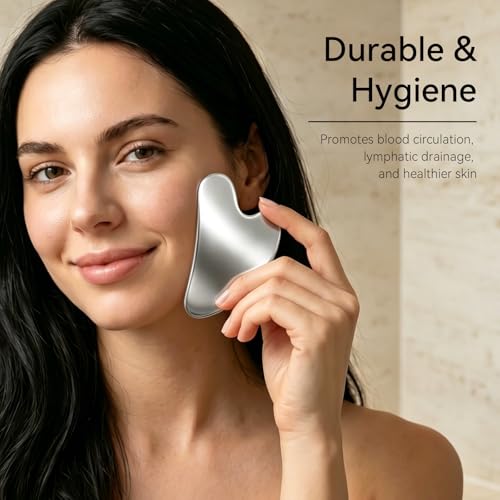 EULOGIST Wooden Lymphatic Contour Face Brush & Gua Sha Set