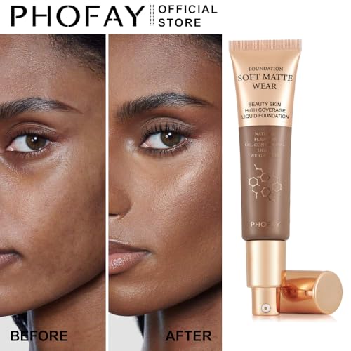 PHOFAY Liquid Foundation 30ml - Oil Control & Lightweight