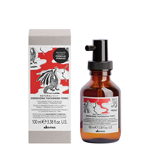 Davines Naturaltech ENERGIZING Thickening Tonic, Light Leave-In Treatment For Full-Bodied Shine, 3.38 Fl Oz