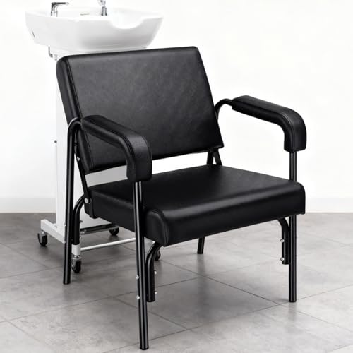 Salon Shampoo Chair Auto Reclining with Thick Cushions