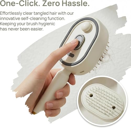 Electric Spray Massage Comb with Mist Tank & Scalp Massage