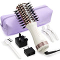 Dual Voltage Travel Hair Dryer Brush – 2 Inch Nano Titanium