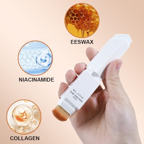 Light Color Changing Foundation Makeup Stick with Brush for