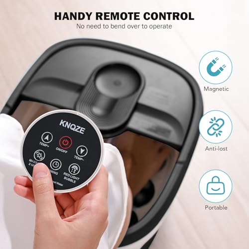 Collapsible Electric Foot Spa with Heat & Shiatsu Massage