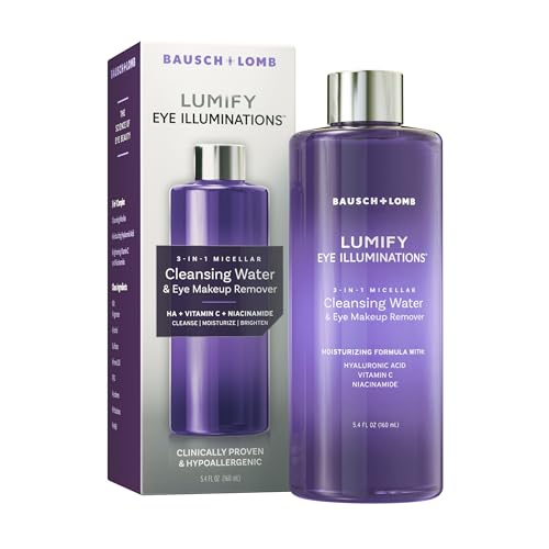 LUMIFY Eye Illuminations Micellar Water Makeup Remover, 5.4 oz