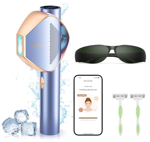IPL Laser Hair Removal Device for Face Body & Bikini - Painless, Reusable & Cooling