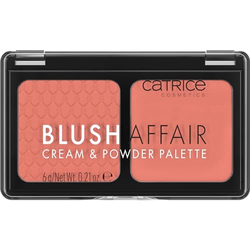 Catrice | Blush Affair Cream & Powder Palette | Highly Pigmented Radiant Cream & Soft Matte Powder | Vegan & Cruelty Free (040 Peach Passion)