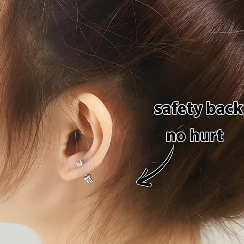 Disposable Ear Piercing Gun Kit with 4mm CZ Studs