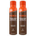 Mando Whole Body Deodorant Spray - 2 Pack, 72 Hr Odor Control