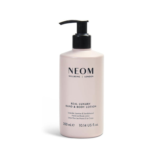 Neom – Real Luxury Hand & Body Lotion, 300ml | Lavender, Rosewood & Jasmine | Nourish and Soften