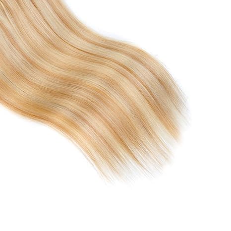 Fridnae P27/613 Blonde Straight Human Hair Bundles - 300G