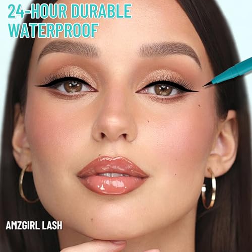 QIC Waterproof Liquid Eyeliner Pen - Smudge-Proof, Long-Lasting
