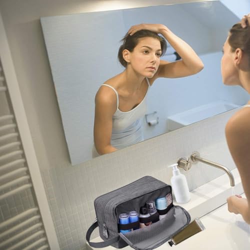 WANDF Compact Travel Dopp Kit for Men | Water-Resistant