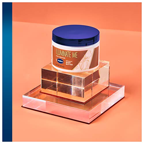Vaseline Radiant X Even Tone Nourishing Body Lotion With 1% Niacinamide, Coconut Oil, Vitamin C, & Peptides 11 oz & Shea Body Butter Whipped Body Butter Created for Melanin Rich Skin
