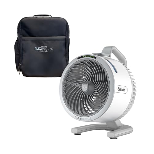 Shark FlexBreeze HydroGo Portable Fan with Misting - Corded & Cordless