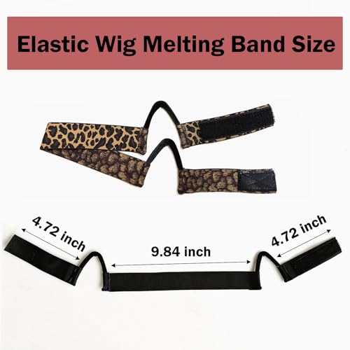 Double-Sided C-Shaped Ear Cut Out Wig Band for Lace Fronts (2-Pack)