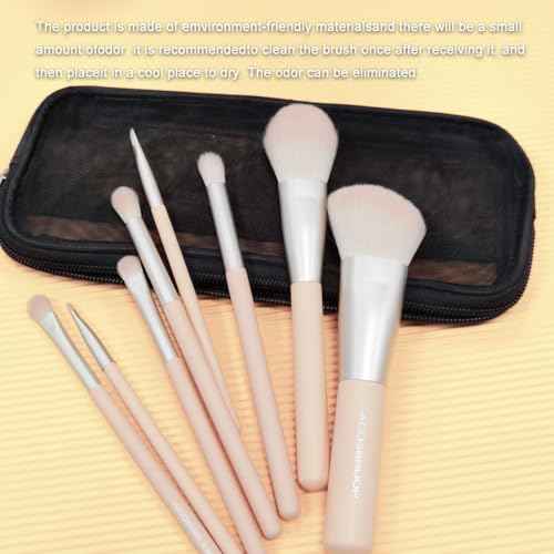 Makeup Brush Set, 8 Piece Cosmetic Brushes with Delicacy Case