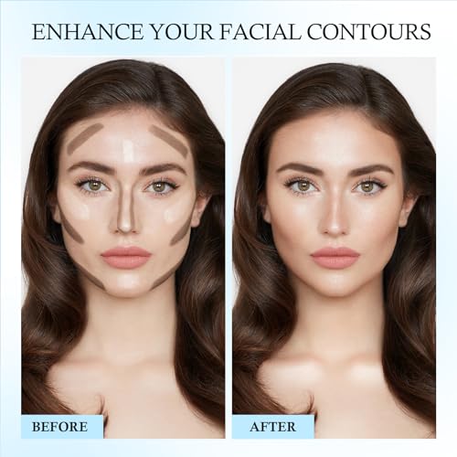 HOSAILY Dual Ended Contour & Highlighter Stick - Cool Toned, Long Lasting, 01