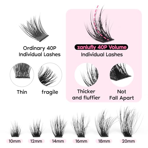 20MM Volume Lashes Extension Kit with Bond and Seal