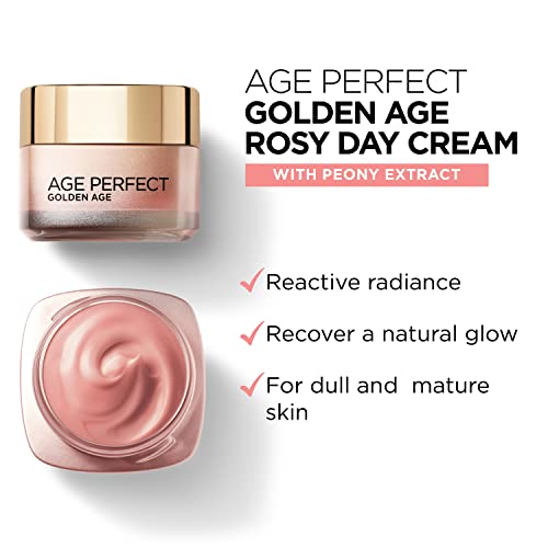 L'Oreal Paris Age Perfect Golden Rosy Refortifying Day Cream, Multi-Color, 1.7 Oz