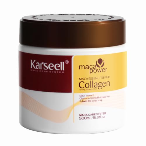 Karseell Collagen Hair Treatment Mask - Deep Repair for All Hair Types, 500ml