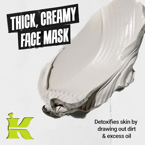 Kiehl's Rare Earth Pore Minimizer Face Mask, with Bentonite and Amazonian White Clay and Allantoin, Oil Absorbing Facemask for Normal to Oily Skin - 4.2 fl oz