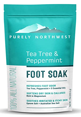 Tea Tree Peppermint Foot Soak with Epsom Salt - 1 lb