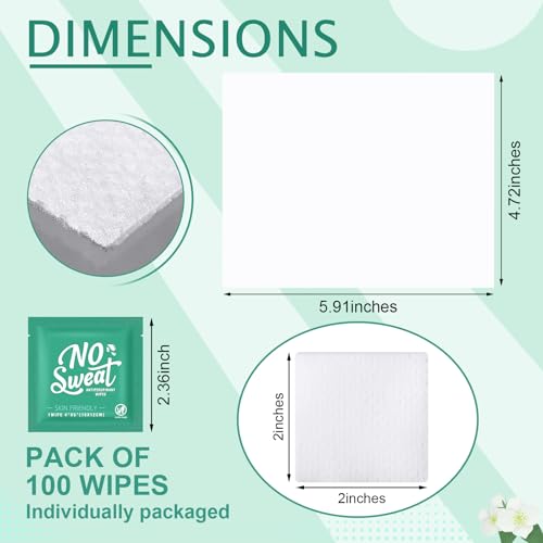 150 Pcs Mini Travel Deodorant Wipes - Antiperspirant Body Wipes