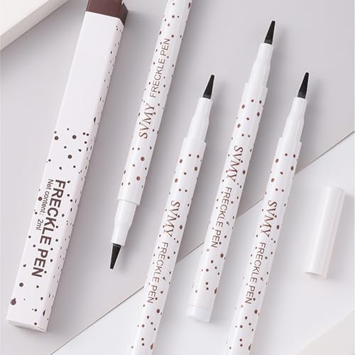 Freckle Pen Stamp Tool - Waterproof Fake Freckles Makeup (2 Pack)