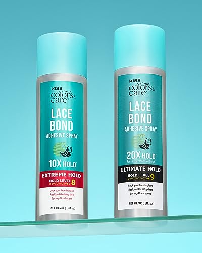 KISS Colors & Care Ultimate Hold Lace Bond Adhesive Spray - 11.1 oz