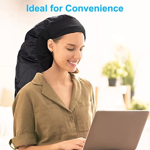 Large Hooded Hair Dryer Bonnet Cap with Long Tube