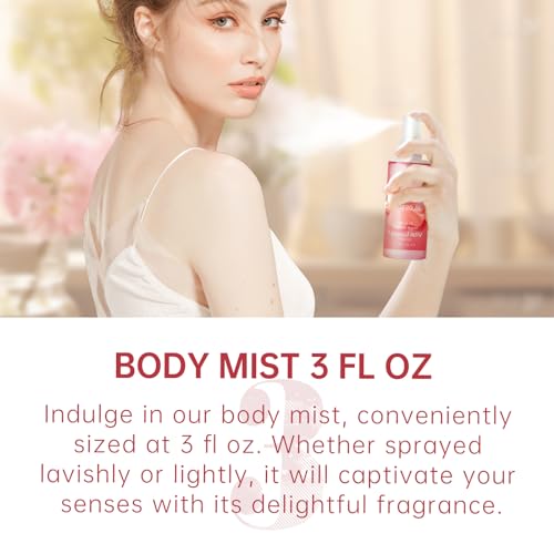 Japanese Cherry Blossom Spa Christmas Gift Set, Bath and Body Care Collection ? 3-Piece Travel Set (Shower Gel, Lotion, Body Mist). Ideal Christmas, Birthday & Mother's Day Gift Travel Kit