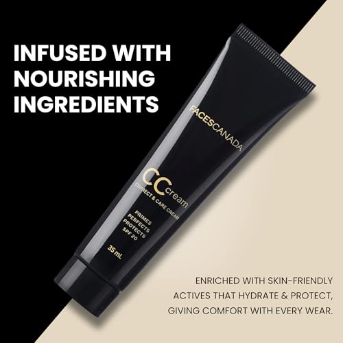 Faces Canada CC Cream with SPF 20 - Lightweight Color Correcting Moisturizer