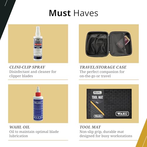 Wahl Professional Travel/Storage Case, Durable and Compact, Secure Zipper, Protects Grooming Tools