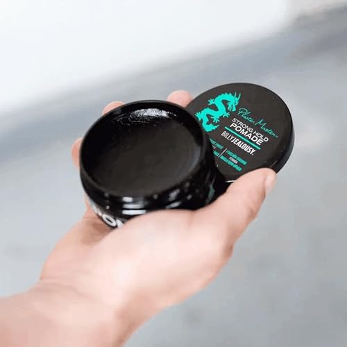 Billy Jealousy Plaster Master Water-Soluble Hair Pomade for Men, All Day Strong Hold with Medium Shine, Won't Flake & Safe for Color-Treated Hair, 3 Ounce