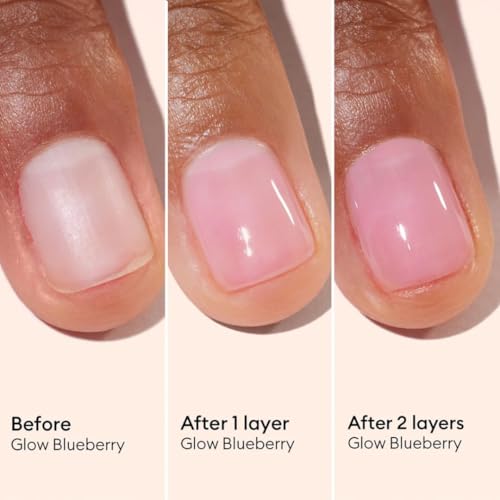 Manucurist Active Glow Blueberry Strengthening Nail Polish - Cool-Rose