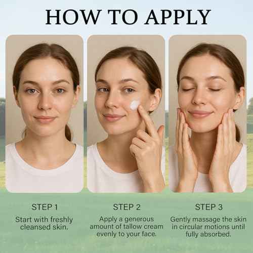 Organic Grass Fed Whipped Tallow Cream with Castor Oil & Frankincense Oil, All-Natural Moisturizer, Hydrating Beef Tallow Moisturizer Cream and Manuka Honey Balm for Skin (1)