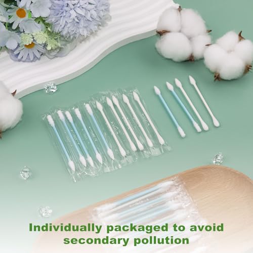 Individually Wrapped Cotton Swabs - 600 Count Travel Size
