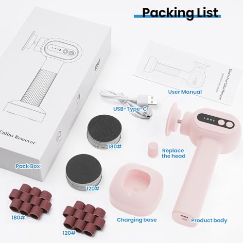 Mosthink Pearl White 2-in-1 Electric Callus Remover & Pedicure Tool Gift