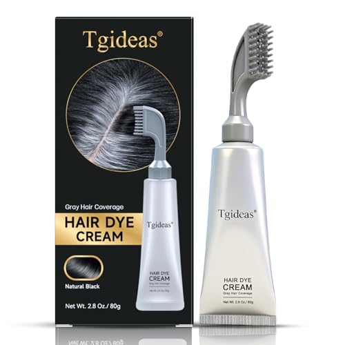 Tgideas Hair Dye Comb - Ammonia Free Root Touch Up, Black