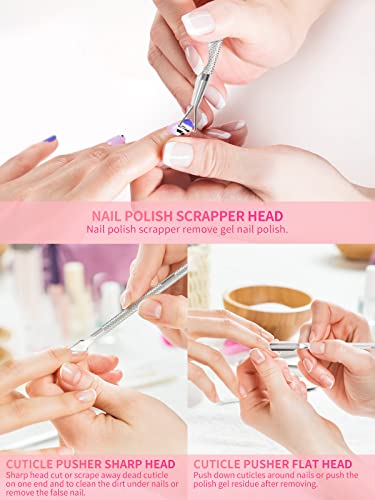 Yokilly 4-Piece Nail Soaking Bowl Set - Gel Polish & Dip Powder Remover Kit