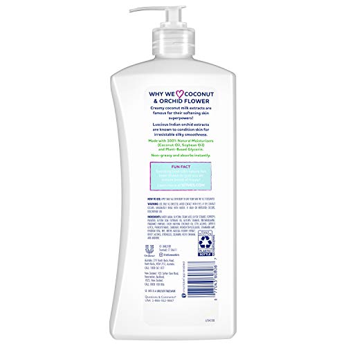 St. Ives Softening Hand & Body Lotion Moisturizer for Dry Skin Coconut & Orchid Made with 100% Natural Moisturizers 21 oz