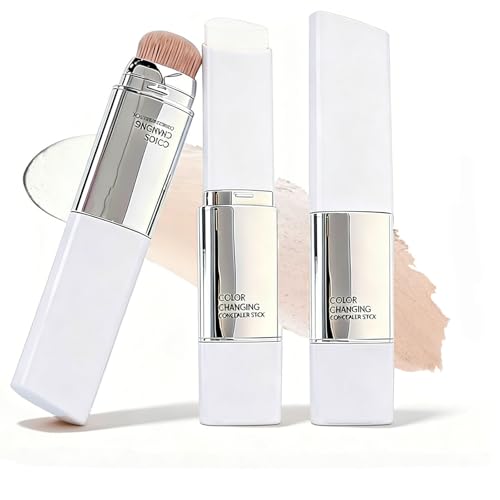 Glo7 Foundation Stick with Blending Brush - Color Changing & Hydrating
