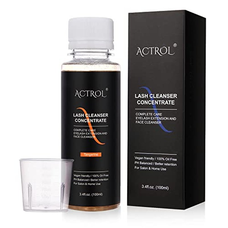 ACTROL Eyelash Cleanser Concentrate 100ml | Professional Lash Shampoo