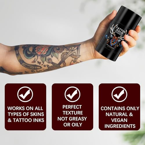 Tattoo Aftercare Butter Balm 2.6 oz - Healing & Color Brightener