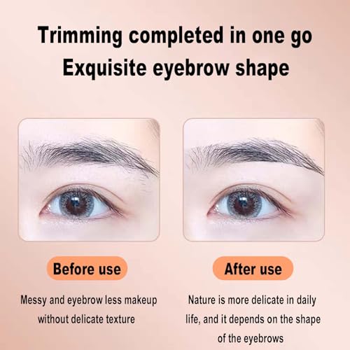 Eyebrow Hair Remover Replacement Heads with Painless Replacement Blades Compatible with Flawless Facial Eyebrow Hair Remover, Perfect for Beauty Enthusiasts Daily Use (Rose Gold, 4 Pack)