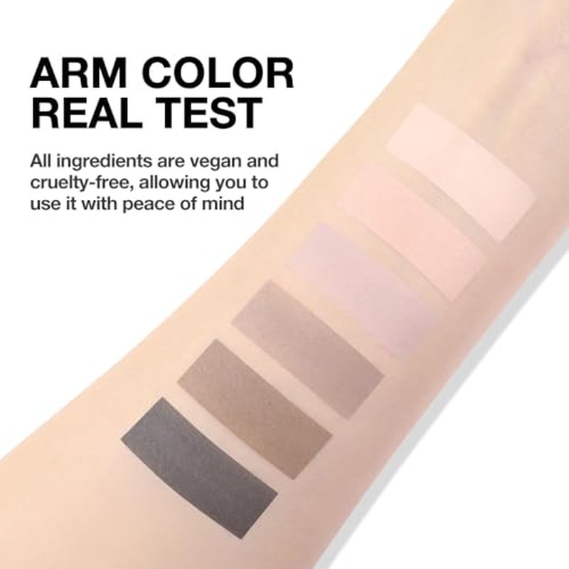 6-Color Nude Smokey Eyeshadow Palette with Mirror