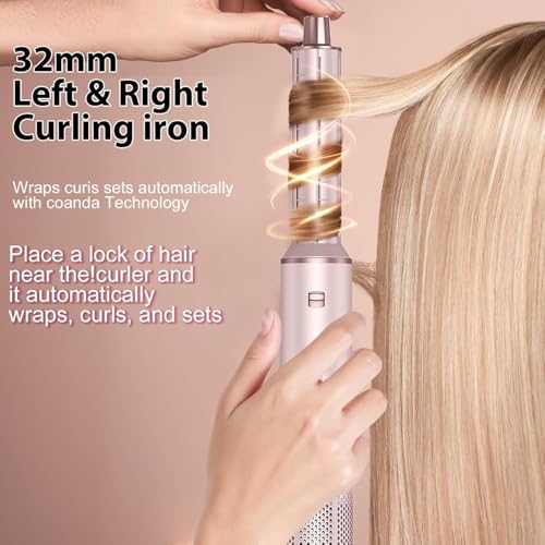5 in 1 Hair Dryer Brush - Curler, Straightener & Styler Tool